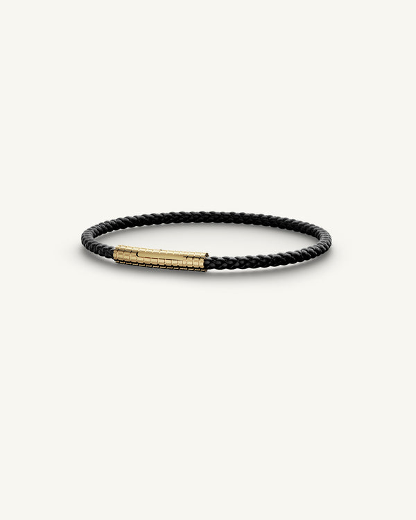 Grid Leather Bracelet
